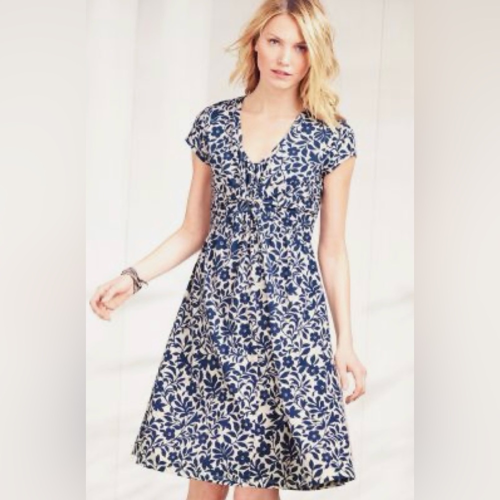 Garnet Hill Garden Party Knit Dress